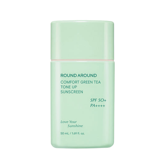 Comfort Green Tea Tone Up Sunscreen SFP50+ PA++++ 50ml, ROUND AROUND ROUND AROUND Sunscreen