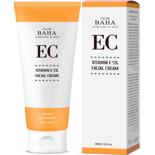 Cos De BAHA EC Tocopheryl acetate (Vitamin E) 5% with Niacinamide Facial Cream 120ml Cos De BAHA Face Cream