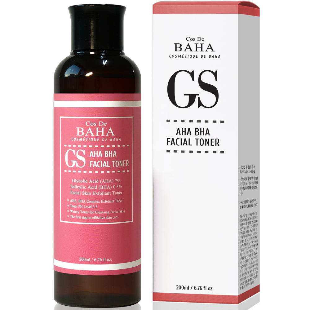 Cos De BAHA GS Clarifying Facial Toner with Glycolic Acid 7% AHA + Salicylic Acid 0.5% BHA 200ml Cos De BAHA Anti-Acne Toner