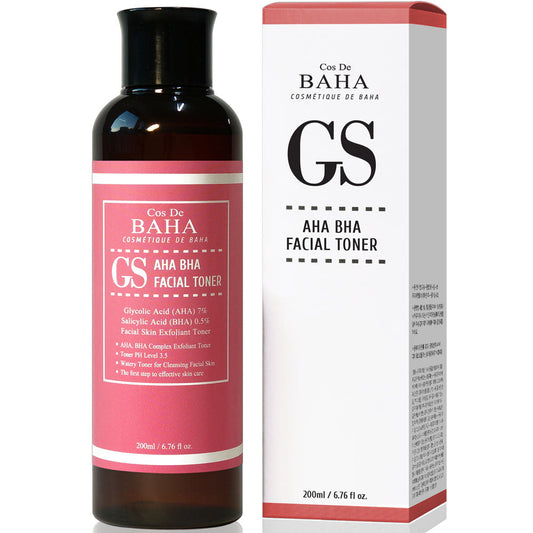 Cos De BAHA GS Clarifying Facial Toner with Glycolic Acid 7% AHA + Salicylic Acid 0.5% BHA 200ml Cos De BAHA Anti-Acne Toner
