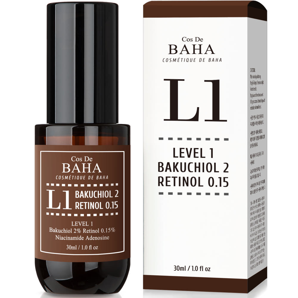 Cos De BAHA L1 Bakuchiol 2% + Retinol 0.15% Serum 30ml Cos De BAHA Anti-Aging Serum