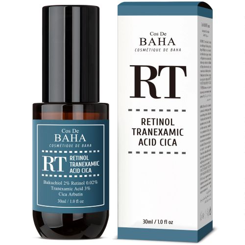 Cos De BAHA RT Retinol 0.02% + Tranexamic Acid & Bakuchiol 2% Serum 30ml Cos De BAHA Anti-Aging Serum