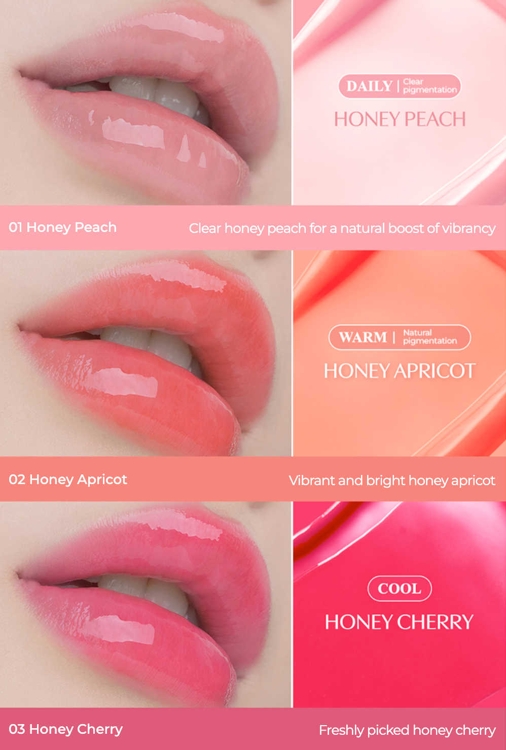 Crystal Glam Balm 3.2g (4colors), CLIO CLIO Lip Balm