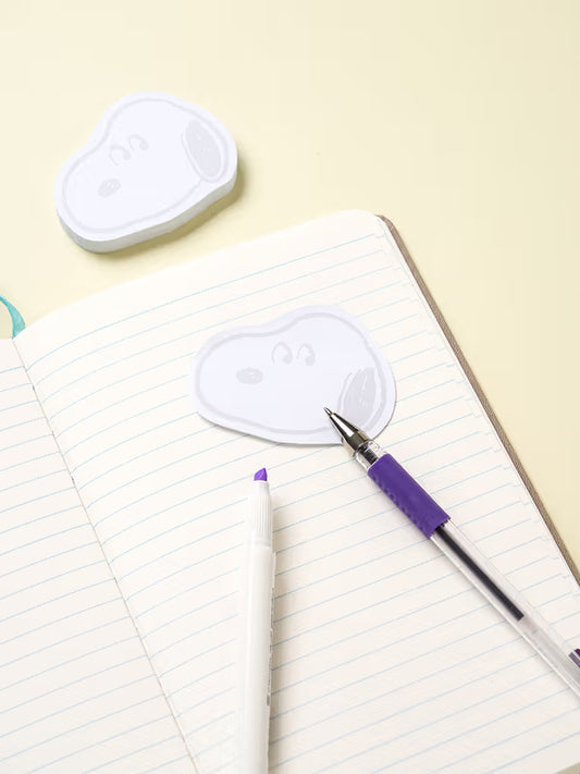 DAISO Peanuts Vintage Snoopy Sticky Memo Pad (70 Sheets)