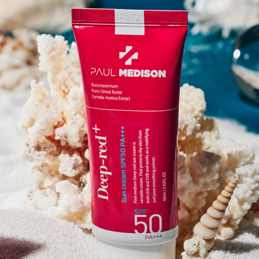 DEEP-RED SUN CREAM 60ml SPF50 PA+++, PAUL MEDISON PAUL MEDISON Sun Cream