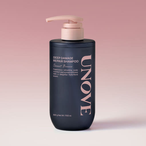 DEEP DAMAGE REPAIR SHAMPOO 500ml #Sweet Breeze, UNOVE-11