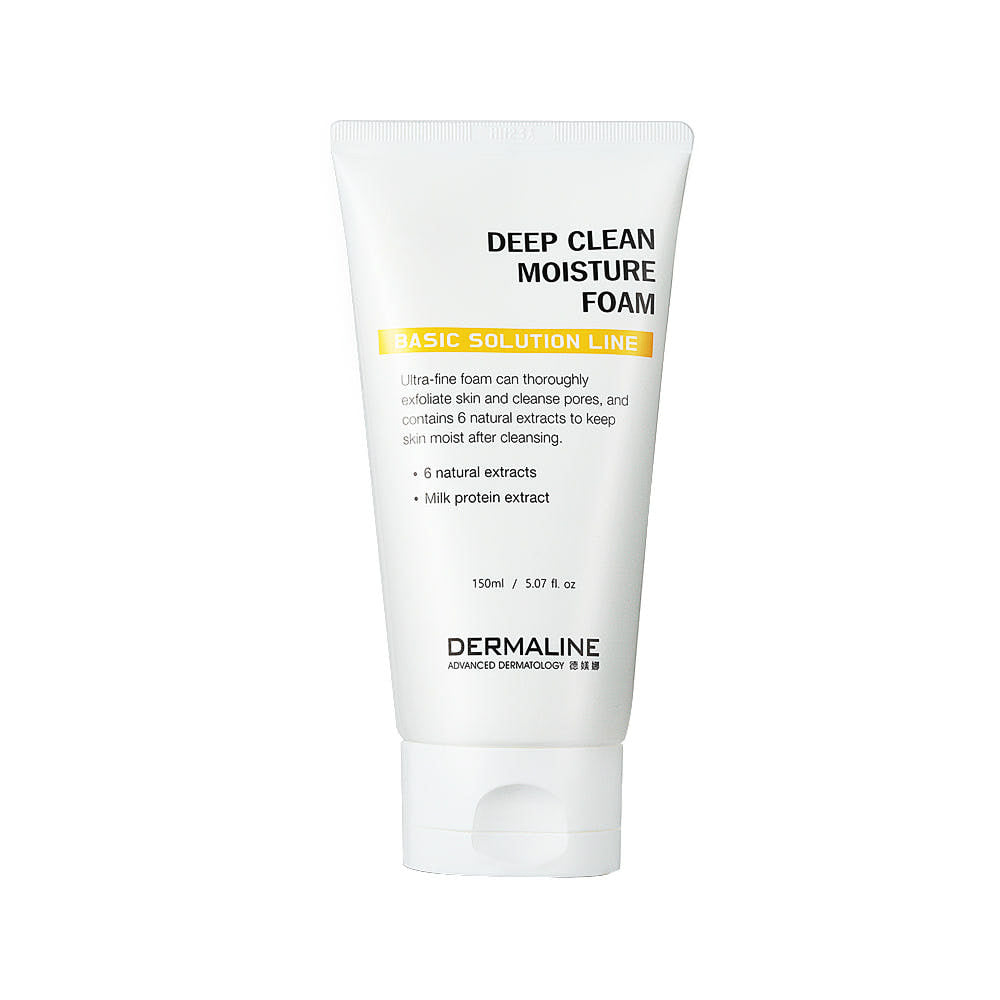 DERMALINE Deep Clean Moisture Foam 150g DERMALINE Cleansing Foam