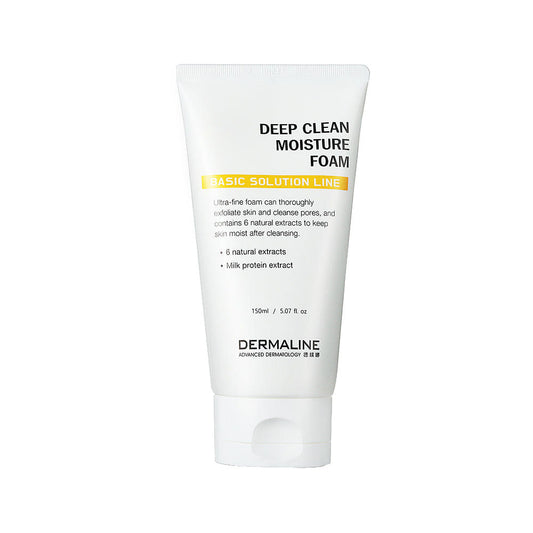 DERMALINE Deep Clean Moisture Foam 150g DERMALINE Cleansing Foam