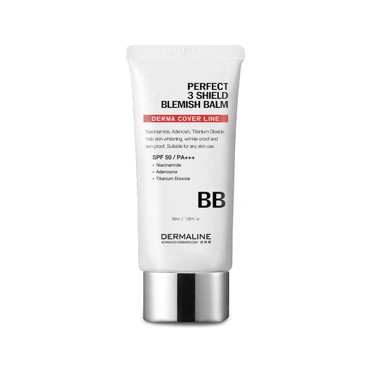 DERMALINE Perfect 3 Shield Blemish Balm SPF50+ PA+++ 50ml DERMALINE BB Cream