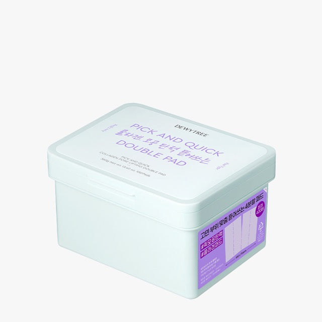 DEWYTREE Pick And Quick Collagen Pore Lifting Double Pad 380g/100ea DEWYTREE Toner Pad