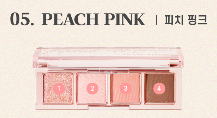 Daily Basic Palette 2.4~2.7g  (6colors), NATURE REPUBLIC-1