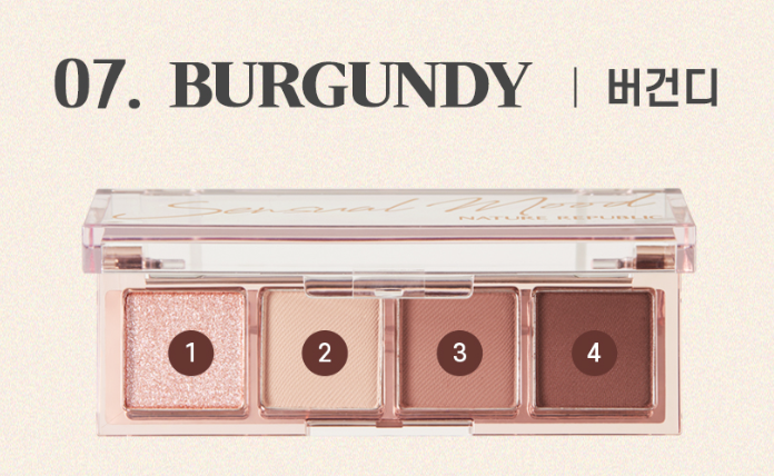 Daily Basic Palette 2.4~2.7g  (6colors), NATURE REPUBLIC-1