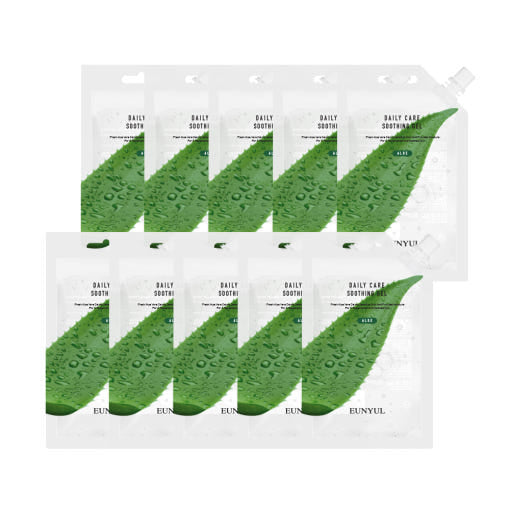 Daily Care Aloe Soothing Gel Pouch 50ml*10ea, EUNYUL EUNYUL Soothing Gel
