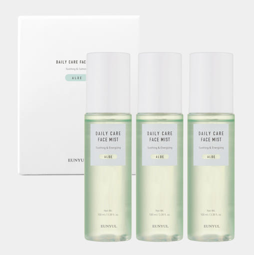 Daily Care Face Mist Aloe 100ml*3 pcs, EUNYUL