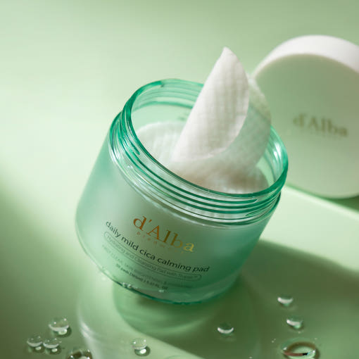 Daily Mild Cica Calming Pad 165ml (50ea), d'Alba d'Alba Toner Pad