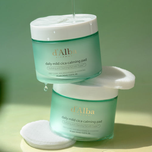 Daily Mild Cica Calming Pad 165ml (50ea), d'Alba d'Alba Toner Pad