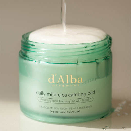 Daily Mild Cica Calming Pad 165ml (50ea), d'Alba d'Alba Toner Pad
