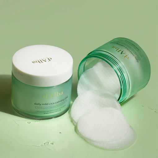 Daily Mild Cica Calming Pad 165ml (50ea), d'Alba d'Alba Toner Pad