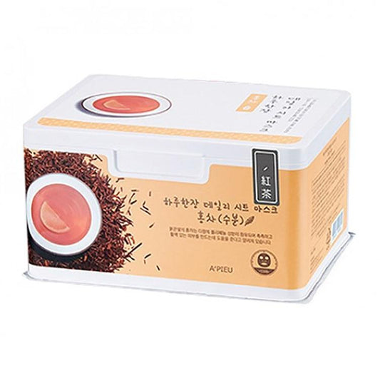 Daily Sheet Mask 350ml/30ea #Black Tea, A'pieu