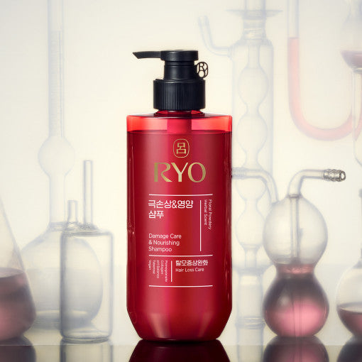 Damage Care & Nourishing Shampoo 480ml, Ryo Ryo Shampoo
