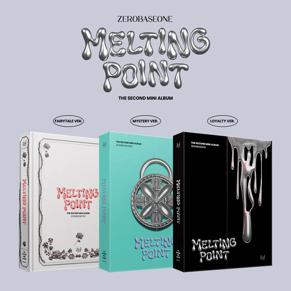 [Deals] ZEROBASEONE - 2nd Mini Album MELTING POINT (Photobook Ver.) (Random Ver.) ZEROBASEONE Merch Set