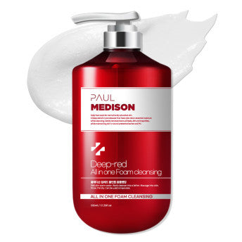 Deep-red All In One Foam Cleansing 510ml, PAUL MEDISON PAUL MEDISON Cleansing Foam