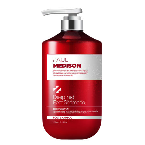 Deep-red Foot Shampoo 510ml, PAUL MEDISON PAUL MEDISON Foot Shampoo