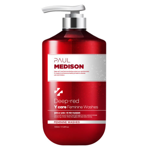 Deep-red Y Care Feminine Washes 510ml, PAUL MEDISON PAUL MEDISON Feminine Wash