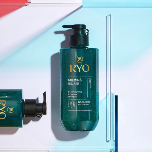 Deep Cleansing & Cooling Shampoo 480ml, Ryo Ryo Shampoo