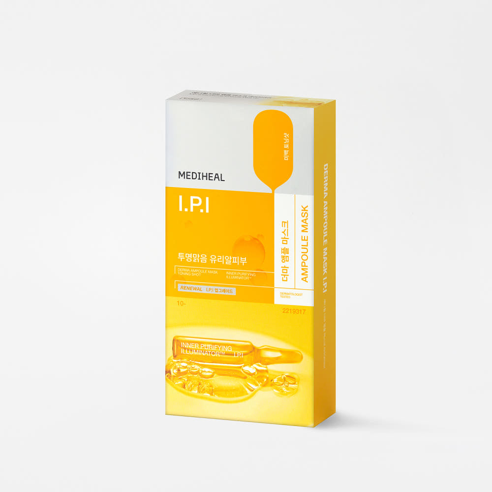 Derma Ampoule Mask I.P.I 26ml X 10ea, MEDIHEAL MEDIHEAL Sheet Mask