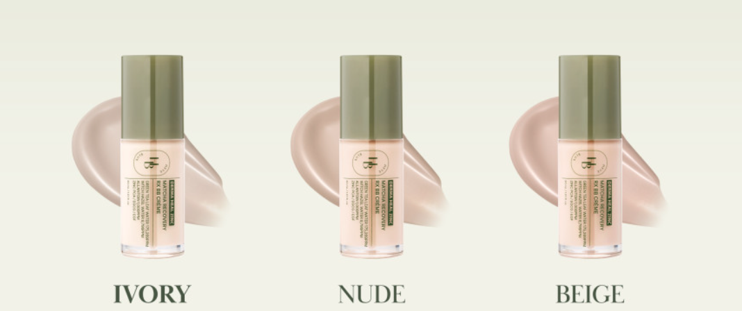  Derma Heal Zinc Matcha Recovery RX BB Cream 30ml (3colors), HEVEBLUE