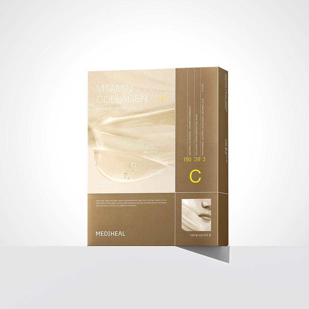 Derma Seal Mask Vitamin Collagen 28ml X 10ea, MEDIHEAL MEDIHEAL Sheet Mask