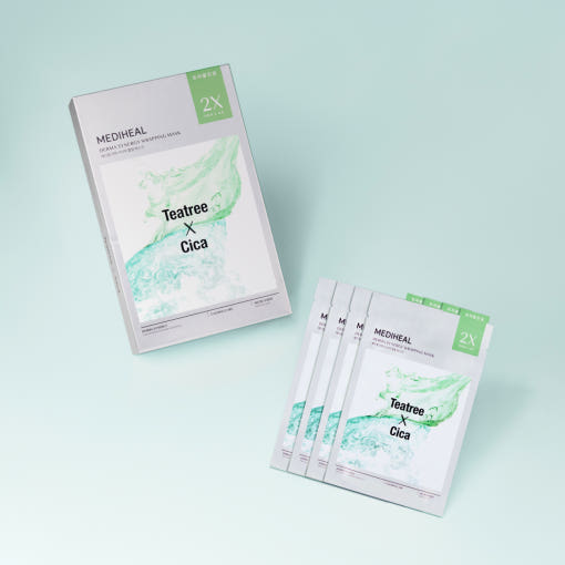 Derma Synergy Wrapping Mask Calming Care (Tea Tree X Cica) 25ml X 14ea, MEDIHEAL MEDIHEAL Treatment Mask