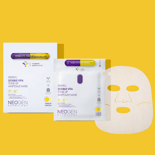 Dermalogy Double Vita Tone Up Ampoule Mask 30g X 5ea, NEOGEN NEOGEN Sheet Mask