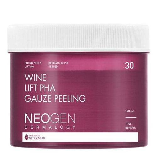 Dermalogy Wine Lift PHA Gauze Peeling 30 Sheets, NEOGEN NEOGEN Peeling Pad