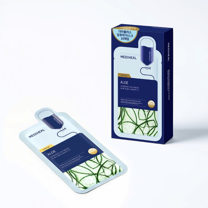 Dermaplus Aloe Mask 22ml X 10ea, MEDIHEAL