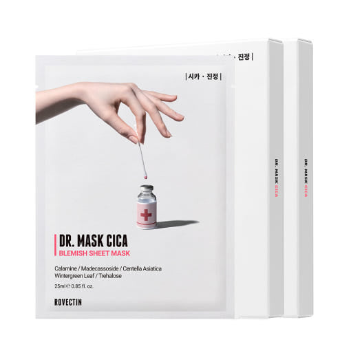 Dr. Mask Cica 25ml X 10ea, ROVECTIN ROVECTIN Sheet Mask