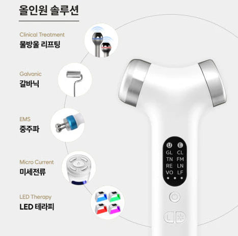 [DualTetra] Waterdrop Ultrasonic Beauty Device (Ampoule kit + Exclusive gel + Pouch)