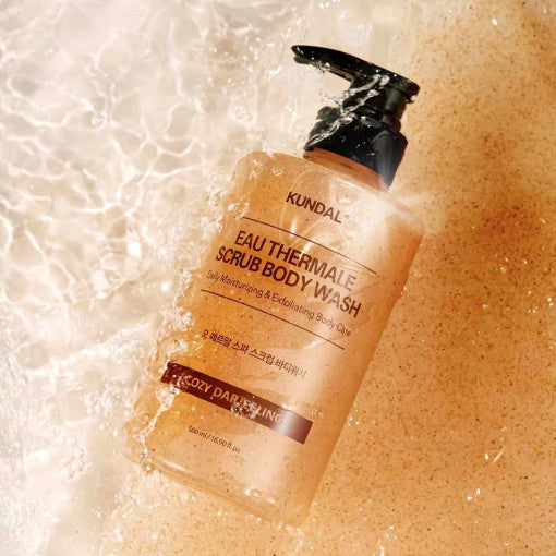 EAU THERMALE SPA SCRUB BODY WASH 500ml #LEATHER IRIS, KUNDAL-1