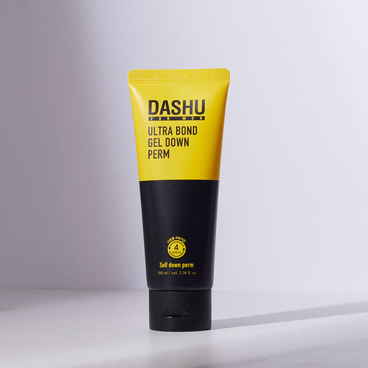 For Men Premium Ultra Bond Gel Down Perm 100ml, DASHU DASHU Hair Curl Cream for Men