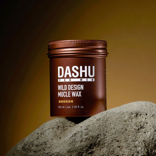 For Men Premium Wild Design Mucle Wax 100g, DASHU DASHU Hair Styling Wax for Men