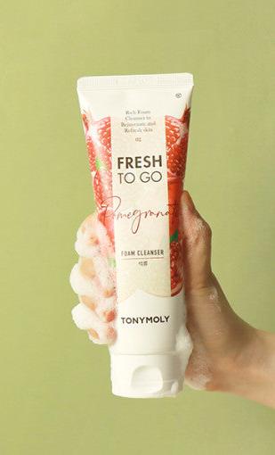 Fresh To Go Pomegranate Foam Cleanser 170ml, TONYMOLY TONYMOLY Cleansing Foam