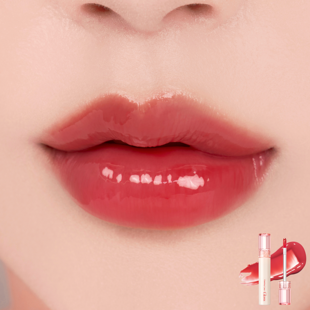 GLASTING COLOR GLOSS SPRING FEVER 4g, rom&nd rom&nd LIP TINT