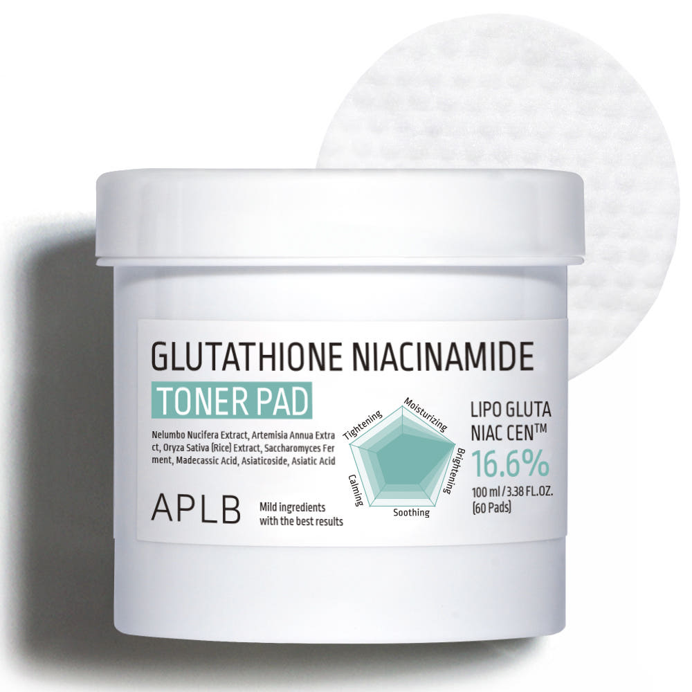 Glutathione Niacinamide Toner Pad 100ml/60pads, APLB APLB Toner Pad