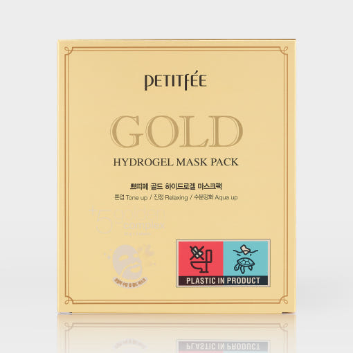 Gold Hydrogel Mask Pack 32g X 5ea, PETITFEE PETITFEE Jelly Sheet Mask
