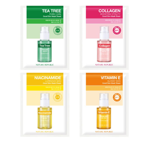 Good Skin Mask Sheet 24g X 10ea (4type), NATURE REPUBLIC NATURE REPUBLIC Sheet Mask