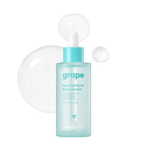 Grape Aqua Hyaluron Biome Serum 50ml, THANK YOU FARMER THANK YOU FARMER Hydrating Serums