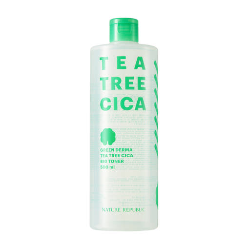 Green Derma Tea Tree Cica Big Toner 500ml, NATURE REPUBLIC NATURE REPUBLIC Balancing Toner