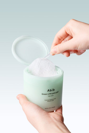 Green LHA Pore Pad 60 Pads, Abib Abib Exfoliating Toner