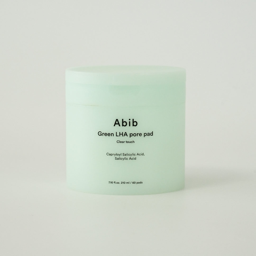 Green LHA Pore Pad 60 Pads, Abib Abib Exfoliating Toner